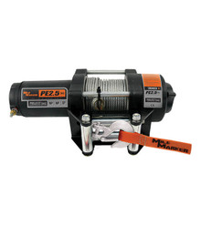Mile Marker 77-50105BW - 2500 LB Winch Waterproof 12V Motor w/3/16 x 42 Foot Steel Cable PE2.5 ES