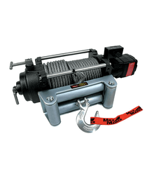 Mile Marker 70-52000C - 12000 Lb Hydraulic Winch 18.7 C.I. Hydraulic Motor w/Roller Fairlead 100 Foot Cable H12000