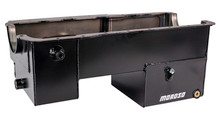 Moroso 20529 - Ford 351W (w/Rear Sump & Billet End Seals) Power Pouch Wet Sump 7qt 9in Steel Oil Pan