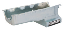 Moroso 20413 - Chevrolet Big Block Gen 5/6 Stroker Wet Sump 6qt 8in Steel Oil Pan