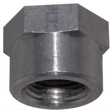 Moroso 22727 - 1/2in NPT Female Weld-On Bung - Aluminum - Single