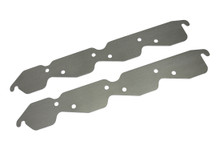 Moroso 25160 - Chevrolet Big Block Mark IV (w/Conv. Heads) Exhaust Block-Off Storage Plate - Aluminum - Pair