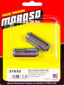Moroso 37932 - GM V6/V8 Bellhousing Dowel Pins - Standard - 1.500in Long