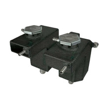 Moroso 43003 - 16-Up Polaris RZR Turbo/Turbo S Dual Coolant Intercooler Tank - Black Powder Coat