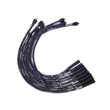 Moroso 51556 - SB Chrysler Mopar Sleeved Str Non-HEI Str Plug Ultra Spark Plug Wire Set - Black