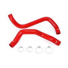 Mishimoto MMHOSE-MUS6-01RD - 2001-2004 Ford Mustang 3.8L V6 Red Silicone Hose Kit