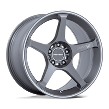 Motegi MR159AD17951222 - Mr159 Battle V 17X9.5 Gunzilla W/ Machined Lip Stripe
