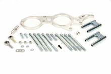 Moroso 63819 - Chevrolet Small Block Alternator & Vacuum Pump Mount - Meziere Water Pump - 93mm Alternator