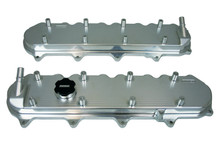 Moroso 68494 - GM LT1/LT4/L86 Valve Cover - Oil Fill & PCV Ports on Each Cover - Billet Aluminum - Pair