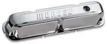 Moroso 68161 - Mopar 273-360 Valve Cover - w/Baffles - Stamped Steel Chrome Plated - Pair