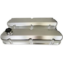 Moroso 68474 - Ford 302/351W Valve Cover w/Fill Cap - 2.875in - Billet Aluminum - Pair