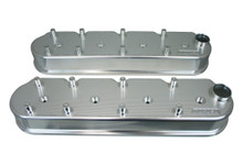 Moroso 68493 - GM LS Valve Cover - 2.5in - w/Coil Mounts - COPO Breathers on Each Cover - Billet Alum - Pair