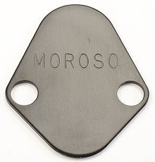 Moroso 65392 - Chevrolet Big Block/Chrysler 273-440/Ford Fuel Pump Block-Off Plate - Aluminum