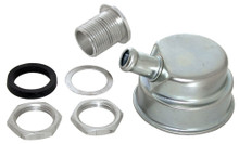 Moroso 68785 - Positive Locking Breather - 3/4in Hose - Clear Finish