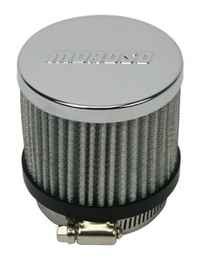 Moroso 68818 - Filtered Valve Cover Breather - Clamp-On - No Hood - 2in ID