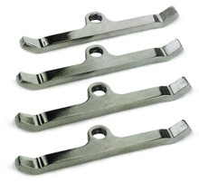 Moroso 68519 - Ford Valve Cover Hold Downs - Steel - Chrome Plated - Set of 4