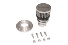 Moroso 68854 - Non-Weld Valve Cover Breather Kit - Chrome Finish