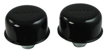 Moroso 68719 - Valve Cover Breather - 1.22in Diameter - One Piece Push-In Type - Black Powder Coat