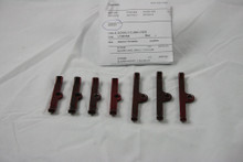 Moroso 68525 - Chevrolet Big Block Valve Cover Hold Downs - Steel - Red Powder Coat - Set of 7