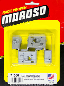 Moroso 71556 - Quick Fastener Mounting Bracket - 5/16in (Use w/Part No 71340/71345/71430) - Alum - 2 Pack