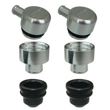 Moroso 68864 - COPO 3/4in Hose Valve Cover Breathers