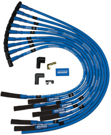 Moroso 72415 - Chevrolet Big Block Ignition Wire Set - Blue Max - Spiral Core - Sleeved - HEI - Straight