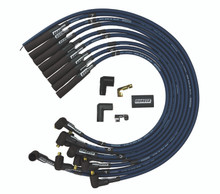 Moroso 73667 - Chevrolet Big Block Ignition Wire Set - Ultra 40 - Unsleeved - Non-HEI - Over Valve - Blue