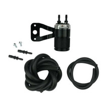 Moroso 85712 - Harley-Davidson 88-16 Evo Twin Cam Sportster Air Oil Separator - Black & Polished