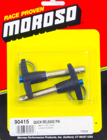 Moroso 90415 - Quick Release Pin - 3/8in Diameter x 1-1/2in Long - 2 Pack