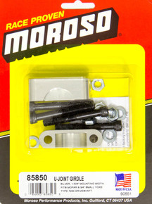 Moroso 85850 - Chrysler (w/8.75in Ring Gear) U-Joint Girdle - Silver Anodized - Set