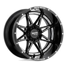 Moto Metal MO99321280344N - Mo993 Hydra 20X12 Gloss Black Milled