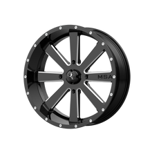 MSA Offroad Wheels M34-020756M - M34 Flash 20X7 Gloss Black Milled