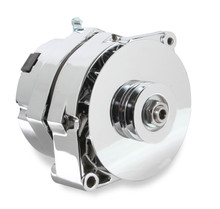 Mr. Gasket 51203CG - 1-Wire Alternator - 140 Amp - Chrome Finish