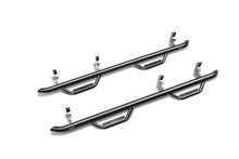 N-Fab C1980CC - Nerf Step 2019 Chevy/GMC 1500 Crew Cab - Cab Length Gloss - Black - 3in