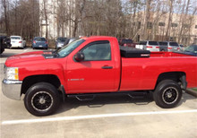 N-Fab C8865RC-4-TX - Nerf Step 88-98 Chevy-GMC 1500/2500 Regular Cab 6.5ft Bed - Tex. Black - Bed Access - 3in