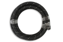 Mr. Gasket 842008 - Black Nylon Braided Hose 8 AN - 20 Feet