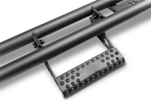 N-Fab T154RKRQCS4 - RKR Step System 16-17 Toyota Tacoma Access Cab - Tex. Black - 1.75in