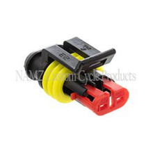 NAMZ NA-282080-1 - 05-09 Dresser / 05-11 FX Models OEM Front & Rear O2 Sensor Connctor w/Term & Seal (HD 72007-05)