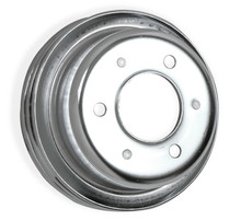 Mr. Gasket 8830MRG - Chrome Plated Steel Crankshaft Pulley