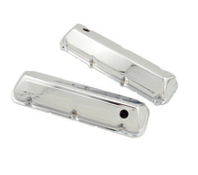 Mr. Gasket 9413 - Chrome Valve Covers with Baffle