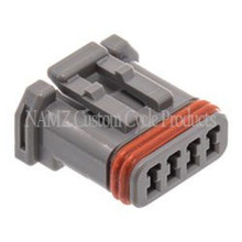 NAMZ NJ-4S52 - JAE MX-1900 4-Position Gray Female Socket Housing (HD 69201179)