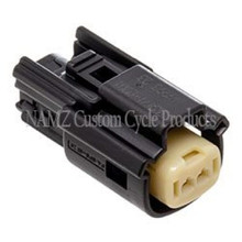 NAMZ NM-33471-0201 - 14-23 V-Twin FL Models Molex MX-150 2-Position Female Connector (HD 69200271)