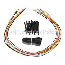 NAMZ NHCX-UDN - 96-06 NON-Baggers Handlebar Switch Wire Extensions 24in. (Cut & Solder / Fits Up to 20in. Apes)
