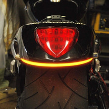 New Rage Cycles 109-REAR-TL-A-L - 06+ Suzuki M109R Rear Turn Signals w/Load EQ - Amber