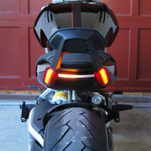 New Rage Cycles XD-RTS-B - 16+ Ducati XDiavel Rear Turn Signals (Backrest) w/L