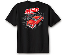 MSD 95116 - T-Shirt;  Street Racer; Black; Medium;