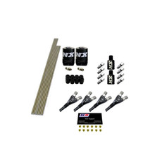Nitrous Express 13393 - 4 Cyl Shark Plumb Kit w/2 Solenoids & 75HP Jets Incl Hardware