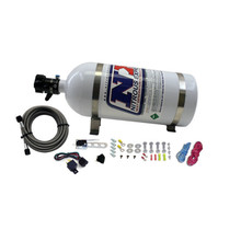 Nitrous Express 13395 - 8 Cyl Nozzle System Complete (Incl 10lb Bottle Brackets Feedline & Elec)