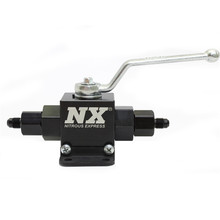 Nitrous Express 15159-4 - Lightweight Billet In-Line Valve 1.5in I.D (4AN Fitting)