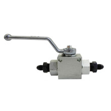 Nitrous Express 15158-4 - Remote Shutoff Nitrous Valve 4AN Male Inlet and Outlet